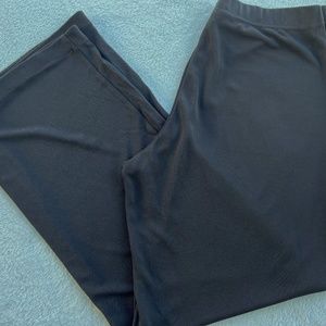 DKNY WIDE LEG ELASTIC WAIST TROUSER - SIZE P